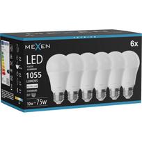 Mexen Nova 6x LED lemputė E27, A60, 10W, Neutrali - 4000K, 1055 lm - L100-E27-1040-01x06