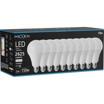 Mexen Nova 10x LED lemputė E27, A95, 25W, Neutrali - 4000K, 2625 lm - L100-E27-2540-01x10