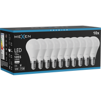 Mexen Nova 10x LED lemputė E14, G45, 10W, Neutralus - 4000K, 1055 lm - L101-E14-1040-01x10