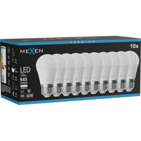 Mexen Nova 10x LED lemputė E27, G45, 9W, Neutrali - 4000K, 945 lm - L101-E27-0940-01x10