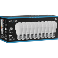 Mexen Nova 10x LED lemputė E27, G45, 10W, Neutrali - 4000K, 1055 lm - L101-E27-1040-01x10