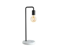 Eglo 55034 - LED stalinis šviestuvas 1xE27/4W/230V juodas/marmuro dekoras