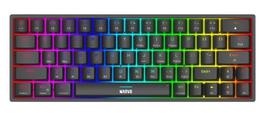 Žaidimų klaviatūra MARVO KG955W Shogo 63W, red swich, belaidė, juoda