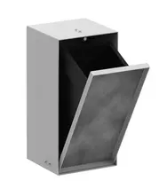 Hansgrohe XtraStoris Rock šiukšliadėžė 2,5 l, matinė balta 56063700