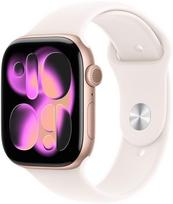 Apple Watch 11 GPS 46mm Rose Gold Alu Sport Band S/M Pink (MEV64RK/A) | 42959972 | 195950632064