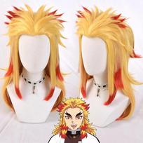 Anime Rengoku Kyojoru Cosplay kostiumai Traukinys Mugen Demon Slayer Kimetsu No Yaiba Chalatas Kostiumai suaugusiems Vaikams Perukai Cos Aprangos Vakarėlis S&Cos
