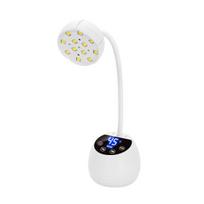 Mini UV nagų lempa, 12 LED, 4 režimai, 36W, balta