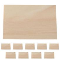 10 PCS Basswood Sheet 3mm Plywood Basswood Sheets Unfinished Thin Wood Sheets For Laser Cutting Engraving DIY Modeling