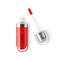 Lūpų blizgis Kiko Hydra 3D Hydra Lipgloss, 13 Fire Red, 6.5ml