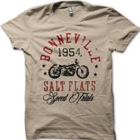 Boneville Salt Flats 1954 Speed Trials Motorcycle Racer biker vintage Old 4XL