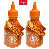 Vegetariškas aštrus Sriracha karštas padažas su majonezu, Vegetarian Spice Mayo, Flying Goose Brand, 2x200ml.
