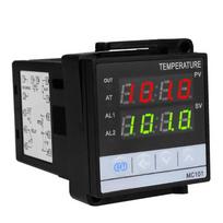 MC101 Digital PID Temperature Controller Relay/SSR Output 48mmx48mm 85-265VAC Support ℃/℉ Temperature Display 1