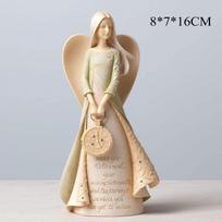 Palaiminti Angelų Statulėlės Europos Dervos Angelas Gėlininkės Figūrėlė Namų Svetainės Stalo Dekoras Draugo Gimtadienio Dovana