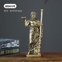 Nordic Mythology Character Zeus Sculpture Ancient Greek God Statue Resin Angel Figurine Modern Home Living Room Table Decoration