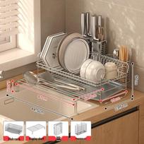 Upgraded 304 Stainless Steel Dish Drying Rack