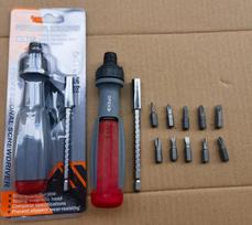 Multi-Function Ten-in-One Telescopic Ratchet Screwdriver Set with Multi-Angle Torx