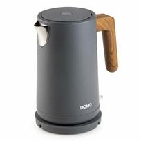 Virdulys Elektrinė virdulys - DOMO - DO9268WK - 2200 W - 1,7 L - 360° stovai - Juodas / Mediena