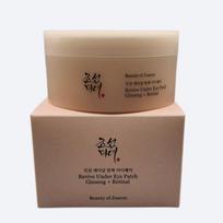 Korėjietiško ženšenio retinaliniai paakių pleistrai Stangrinantis drėkinantis paakių priežiūra Tamsių ratilų priežiūra K grožis Beauty of Joseon 60 vnt.
