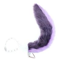 Elektrinės uodegos Sūpynės Kailuotos Uodegos Kostiumas Lapės Uodega Cosplay Pliušinė Uodega Cosplay Helovinas Karnavalo Kostiumas 1 gray