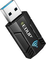 EDUP AC1300 WiFi adapteris, USB 3.0, dviejų dažnių 5 GHz/2,4 GHz WiFi adapteris staliniams kompiuteriams ir nešiojamiesiems kompiuteriams, 802.11ac belaidis tinklas, palaiko Windows 11/10/8.1/8/7/XP/Vista, Mac OS X 10.6-10.15