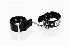 Antrankiai Whips Women's wrist cuffs, juodi