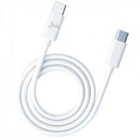 3MK Hyper Cable Type-C to Type-C 100W 5A White