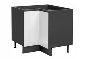 Virtuvės spintelė Dalia 90x90/81 2D, pilka/balta