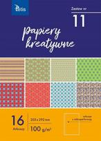 Tetis spalvotas A4 popierius, 16 lapų, 100 g/m²