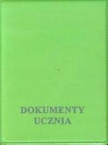 Žalias mokinio dokumentų dėklas