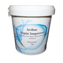 Bakterijos Avibac Septic Improver septikams su aktyviais fermentais, 12 mėn. pakuotė, 1kg
