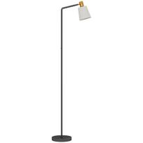 LED stovėjimo lempa svetainei, su 350° pasukama galva, 3000K/4000K/6500K spalvos temperatūromis, juoda