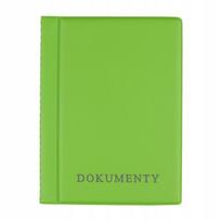 Žalia mini kortelių ir dokumentų dėklas