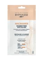 BYPHASSE Lakštinė veido kaukė nuo tamsių dėmių su niacinamidu, 18 ml