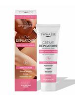 BYPHASSE Plaukų šalinimo kremas su šilko baltymais, 125 ml