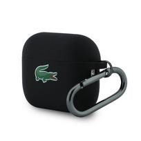 Lacoste Liquid Silicone Croc Logo dėklas skirtas Apple AirPods Pro 3 juodos spalvos