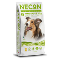 Necon No Gluten Rich in Pork Dog sausas pašaras šunims be gliuteno su kiauliena - 12 kg