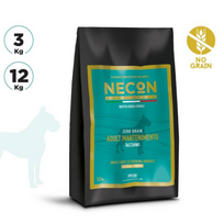 Necon Zero Grain Dog Mantenimento Turkey, Pea, Horse Bean begrūdis sausas pašaras šunims su kalakutiena ir žirniais 12kg - 12 kg