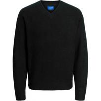 Megztinis vyrams, Juoda, JOROLLIE KNIT V-NECK