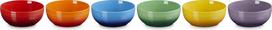 Le Creuset Dubenėliai Le Creuset Rainbow Coupe, 16 cm, spalvoti, 6 vnt.