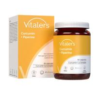Vitaler's Kurkuminas + piperinas - 60 kapsulių
