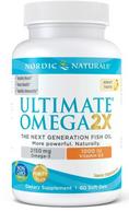 NORDIC NATURALS Ultimate Omega 2X su vitaminu D3 (60 kapsulių)