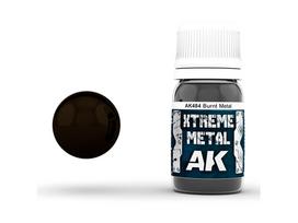 AK Interactive - BURNT METAL XTREME METAL Emaliniai dažai, 30ml, AK484