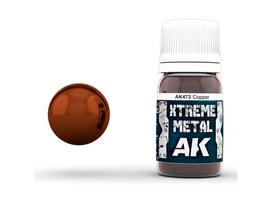 AK Interactive - COPPER XTREME METAL Emaliniai dažai, 30ml, AK473