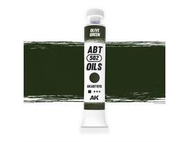 ABT 502 OILS - Olive green Aliejiniai dažai, AKABT615