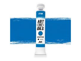 ABT 502 OILS - Cyan, Aliejiniai dažai, AKABT540