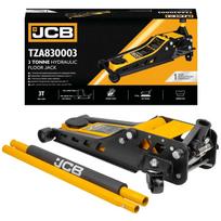Žemo profilio hidraulinis domkratas JCB JCB-TZA830003 3t 75–508 mm, guminis padas