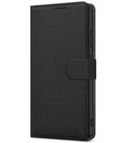 Juodas atverčiamas dėklas Apple iPhone 13 / 14 telefonui "Fancy Wallet"