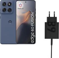 "Motorola Edge 60 Fusion" išmanusis telefonas "Pantone Slipstream" + "Motorola 68W TurboPower" įkroviklis