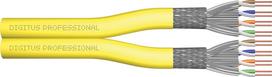 DIGITUS Verlegekabel Cat7a S/FTP dupl.B2ca 500m gelb AWG22/1 (Speditionsversand) | DK-1745-A-VH-D-5 | 4016032435945