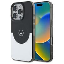 Mercedes MEHMP16X23HBIGK iPhone 16 Pro Max 6.9" black silver hard case, double layer, BiColor, MagSafe